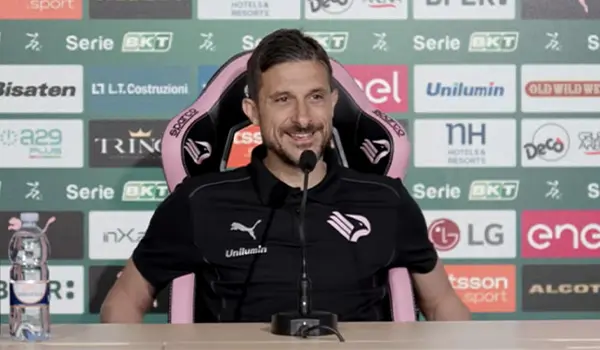 Serie B, 33ª giornata: Bari-Palermo, Dionisi carica il Palermo ma avverte: "Serve mentalità da 8, non da 6" (Video)