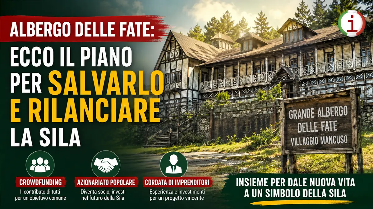 Albergo delle Fate: ecco il piano per salvarlo e rilanciare la Sila