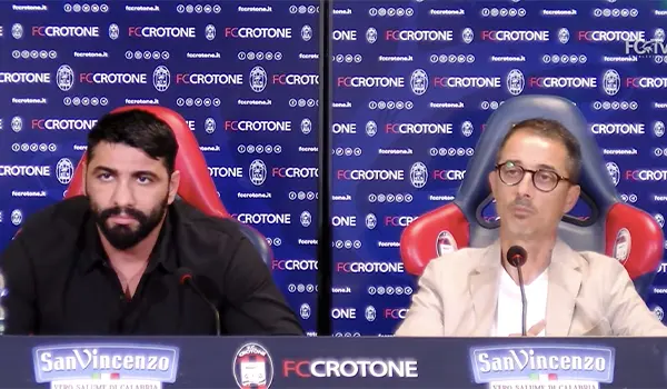 Crotone rilancia il progetto: parole forti del DG Vrenna e di mister Longo (Video)