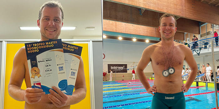 Nuoto Master 2026: Eugenio Francesco Rotella protagonista tra Trento, Bolzano e Fano
