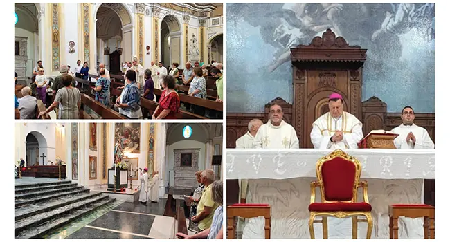 Squillace, festa dell’Assunzione con l’arcivescovo Claudio Maniago