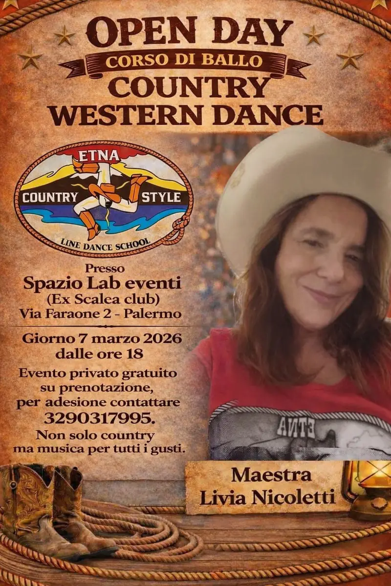 Palermo e Catania unite dalla country western dance: allo Spazio Lab Eventi un open day dedicato alla disciplina artistica