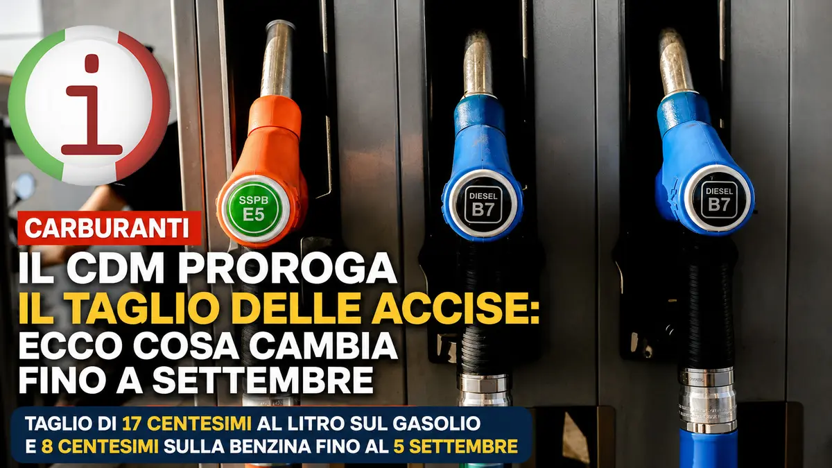 Carburanti, il Cdm proroga il taglio delle accise: ecco cosa cambia fino a settembre