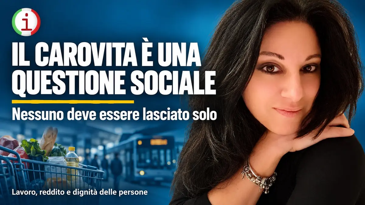 Il carovita è una questione sociale: nessuno deve essere lasciato solo.