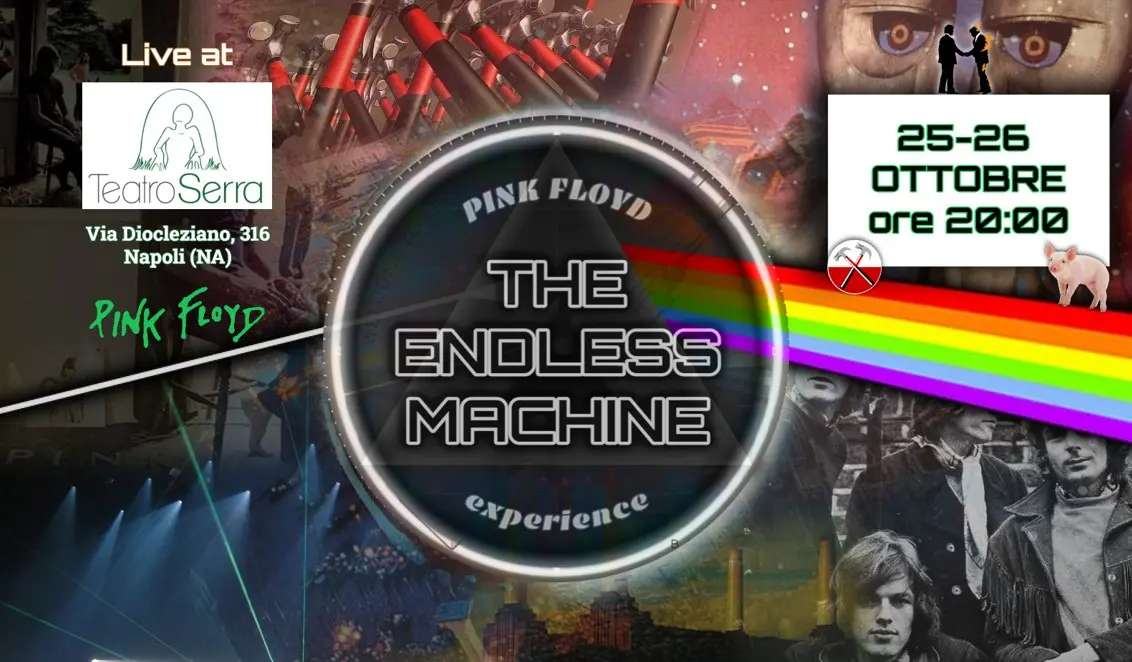 Al Teatro Serra tributo ai Pink Floyd con i “The Endless Machine” 