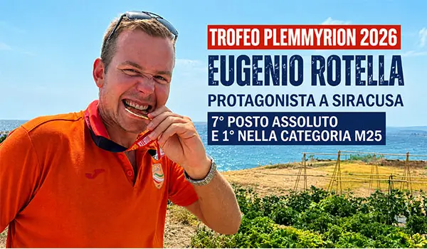 Eugenio Rotella brilla al Trofeo Plemmyrion di Siracusa con il Gruppo Atletico Sportivo SSD