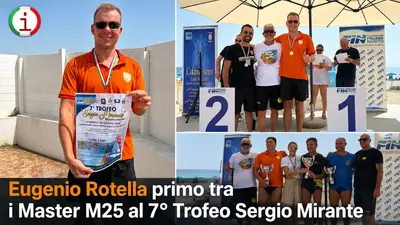 Nuoto. Il catanzarese, Eugenio Rotella primo tra i Master M25 al Memorial Sergio Mirante