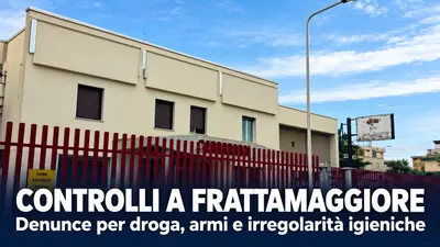 Controlli a Frattamaggiore: denunce per droga armi e irregolarità igieniche