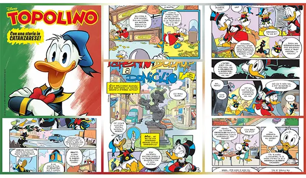 Topolino 3660 in versione catanzarese: il fumetto Disney che parla Calabrese