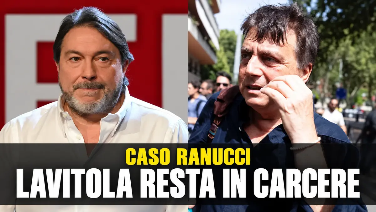 Valter Lavitola resta in carcere per l'attentato a Sigfrido Ranucci