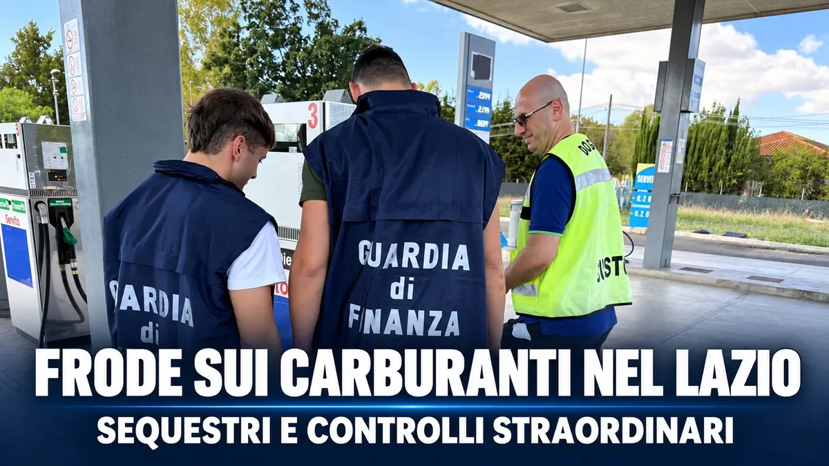 Frode sui carburanti nel Lazio: sequestri e controlli straordinari