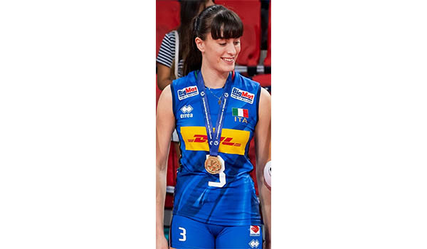 Volley, la catanzarese Alessandra Talarico è Campionessa d'Europa con l'Under 22