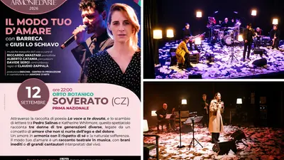 Armonie d’Arte, in prima assoluta “Il Modo tuo d’Amare”: a Soverato