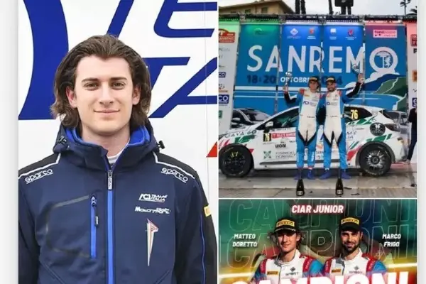 Tragedia nel mondo dei motori: muore il giovane pilota Matteo Doretto in un incidente stradale