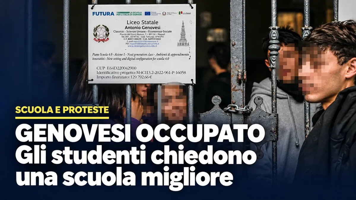 Occupazione al Genovesi gli studenti chiedono una scuola migliore e un futuro accessibile