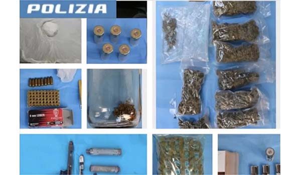Tropea, operazione antidroga: scoperti arsenale clandestino e oltre un chilo di stupefacenti
