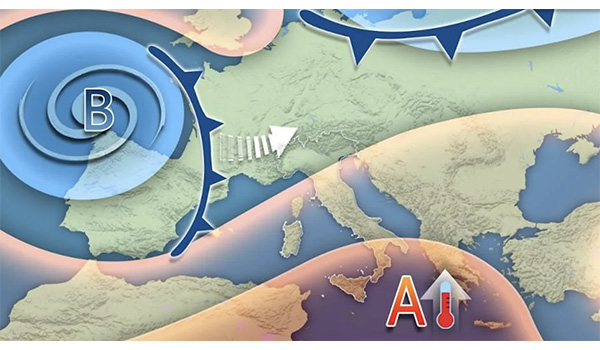 Previsioni meteo: anticiclone in declino e maltempo in arrivo nel weekend