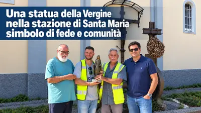 Catanzaro, una statua della Vergine nella stazione di Santa Maria simbolo di fede e comunità