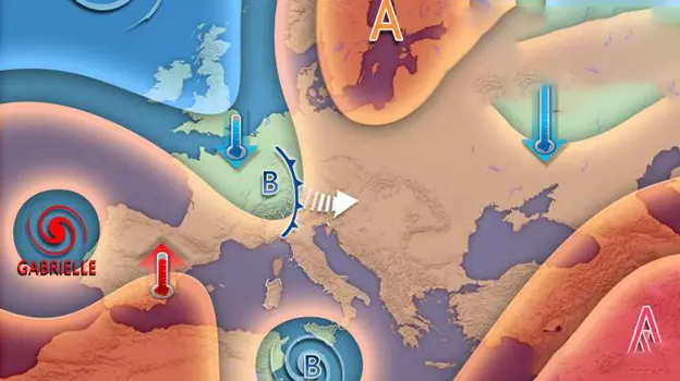 Meteo Italia: weekend di maltempo con temporali al Sud e allerta della Protezione Civile