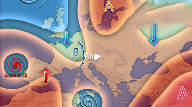 Meteo Italia: weekend di maltempo con temporali al Sud e allerta della Protezione Civile