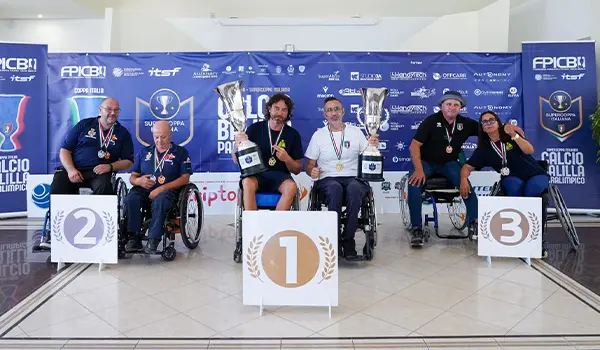 A Milazzo premiati i vincitori della Super Coppa e della Coppa Italia di calcio balilla paralimpico