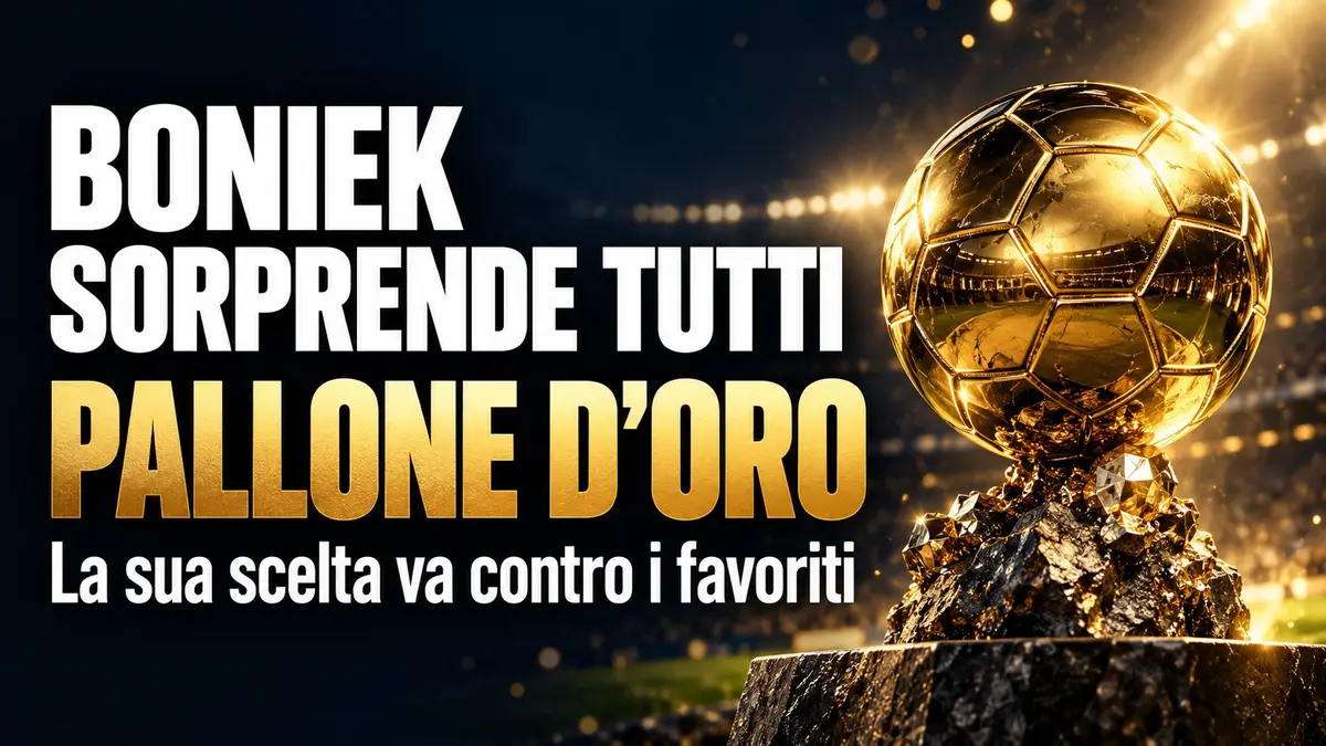 Boniek sorprende tutti sul Pallone d'Oro: la sua scelta va contro i favoriti