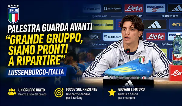Palestra guarda avanti con l’Italia: “Grande gruppo, siamo pronti a ripartire” Video