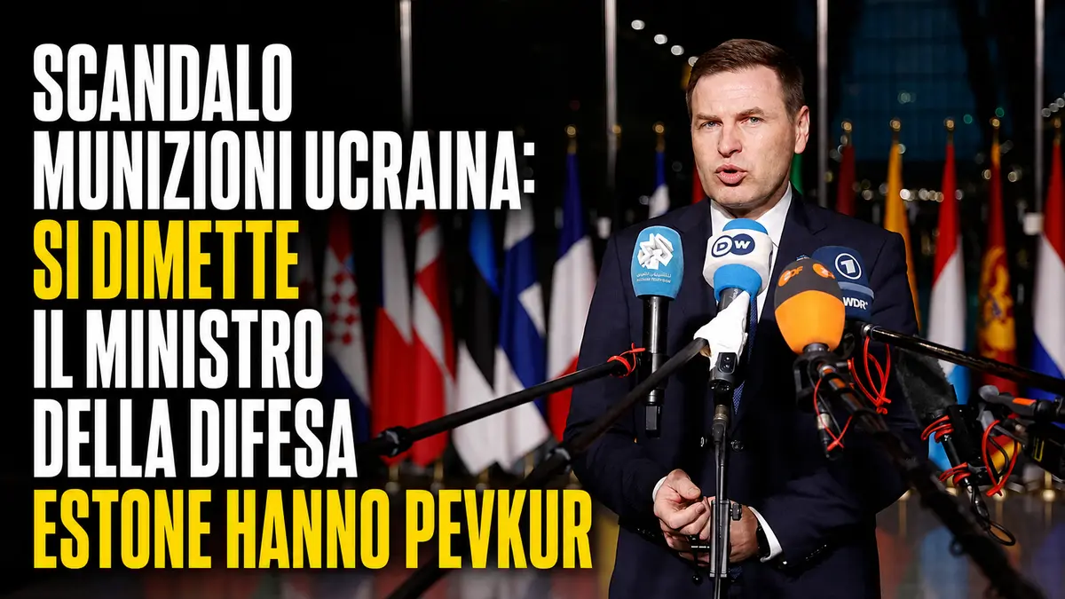 Scandalo munizioni Ucraina: si dimette il ministro della Difesa estone Hanno Pevkur