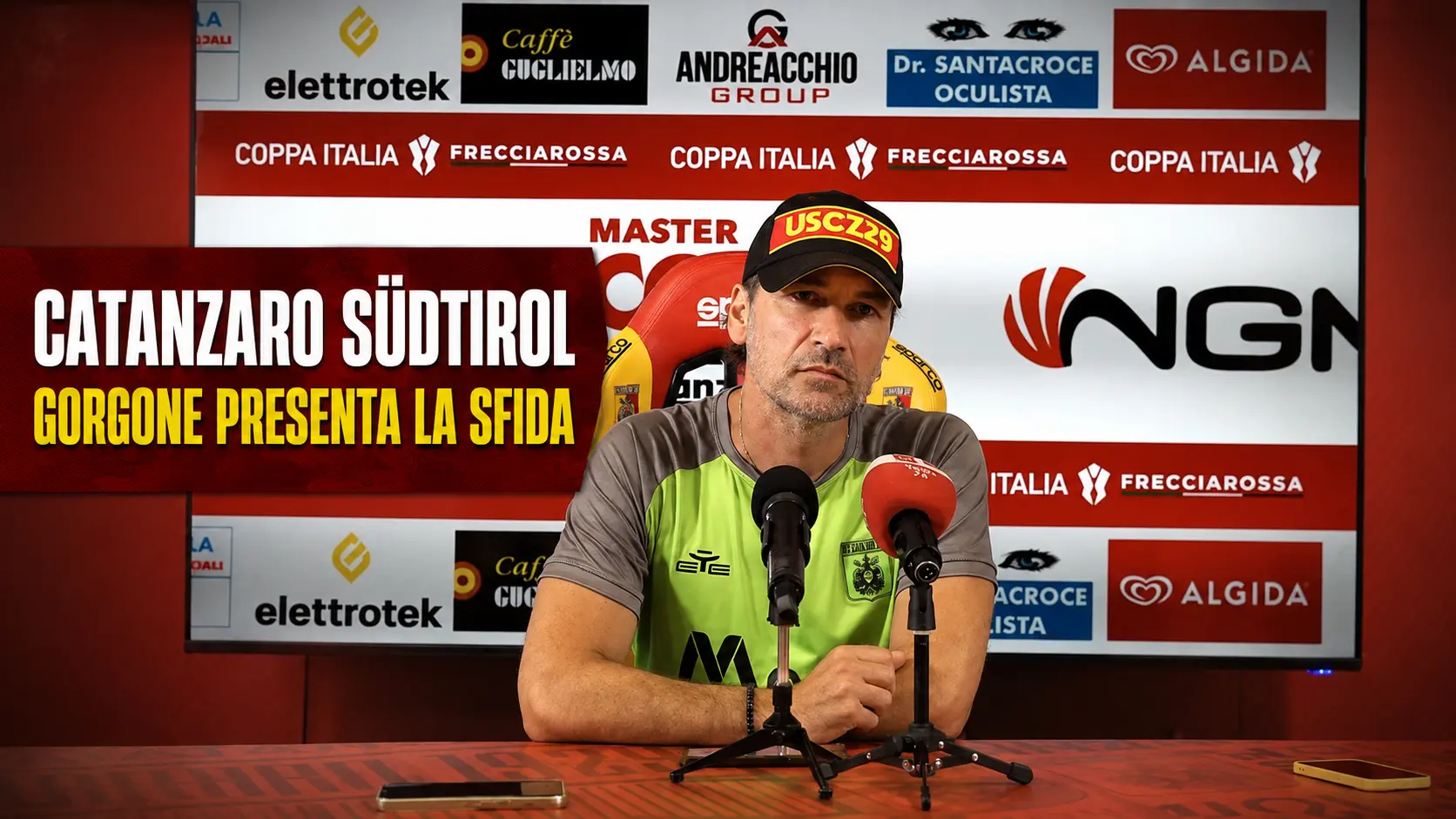 Catanzaro Südtirol Gorgone presenta la sfida. Video
