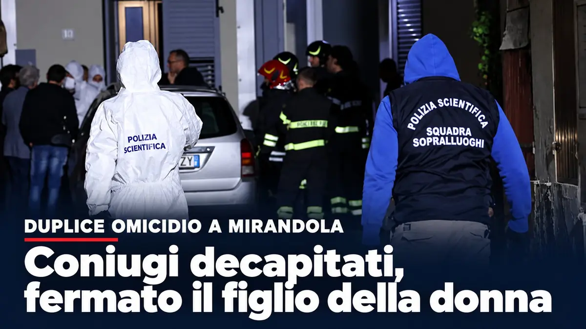 Duplice omicidio a Mirandola: coniugi decapitati, fermato il figlio della donna