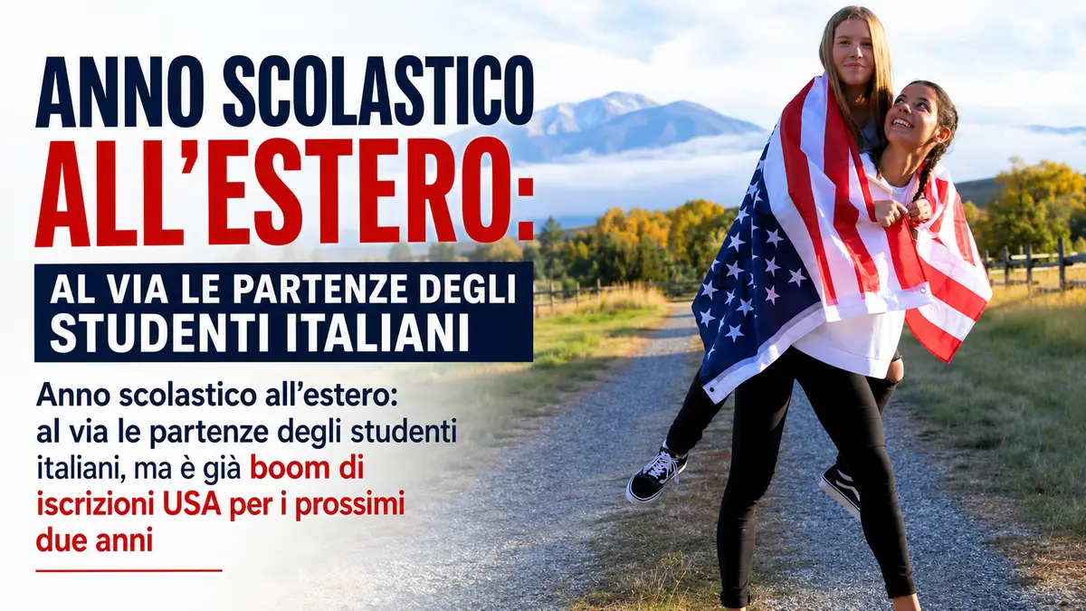 Anno scolastico all’estero: al via le partenze degli studenti italiani