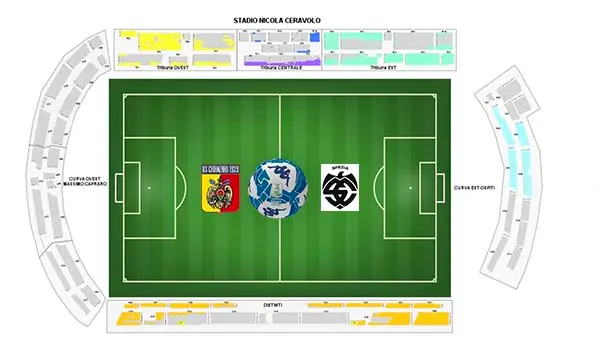 Calcio 18^ giornata  Catanzaro – Spezia: ecco tutte le info per la prevendita