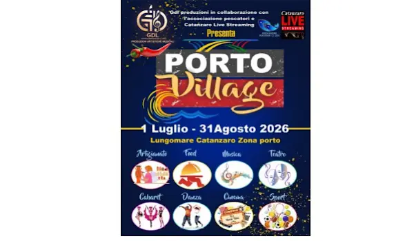 Il quartiere marinaro di Catanzaro si accende con il "Porto Village" - Dal 1° luglio al 31 agosto due mesi di musica, sapori e cultura