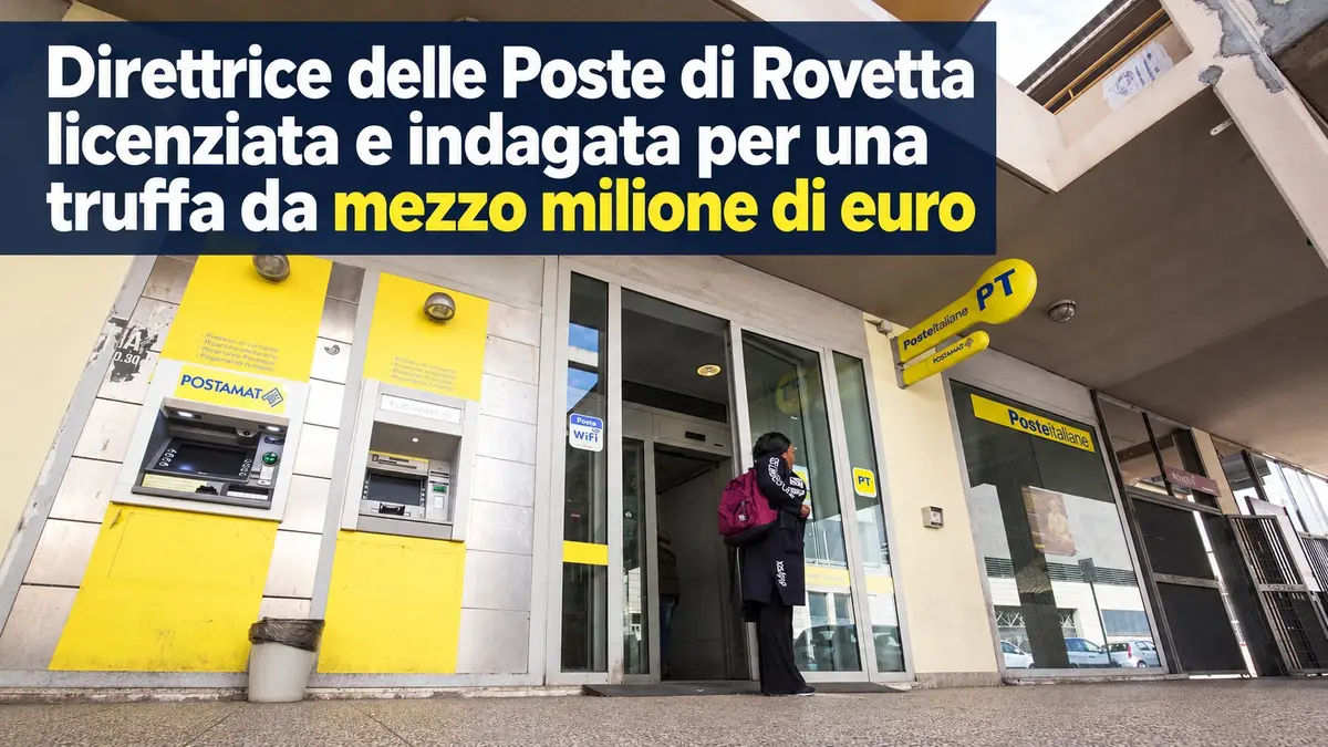 Direttrice delle Poste di Rovetta licenziata e indagata per una truffa da mezzo milione di euro