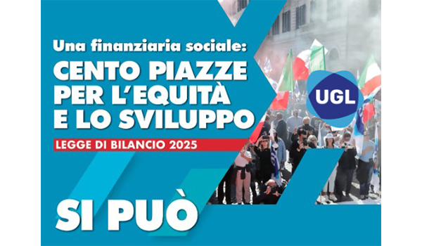 L'UGL Calabria scende in piazza: manifestazioni in tutta la regione per l'equità e lo sviluppo