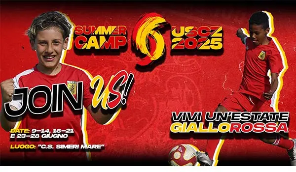 L’US Catanzaro 1929 annuncia l’USCZ29 Summer Camp 2025