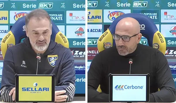 Mister Vivarini in crisi, Mister Calabro trionfa: due filosofie a confronto in Serie B (Video)