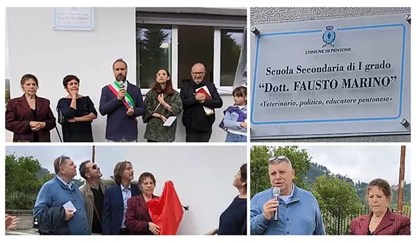 La Scuola di Sant'Elia intitolata al Dott. Fausto Marino: un tributo a un educatore e Politico Pentonese (Video)