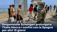 Sospensione Schengen prolungata: l'Italia blocca i confini con la Spagna per altri 15 giorni