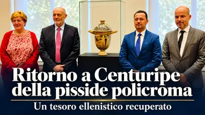 Ritorno a Centuripe della pisside policroma: un tesoro ellenistico recuperato