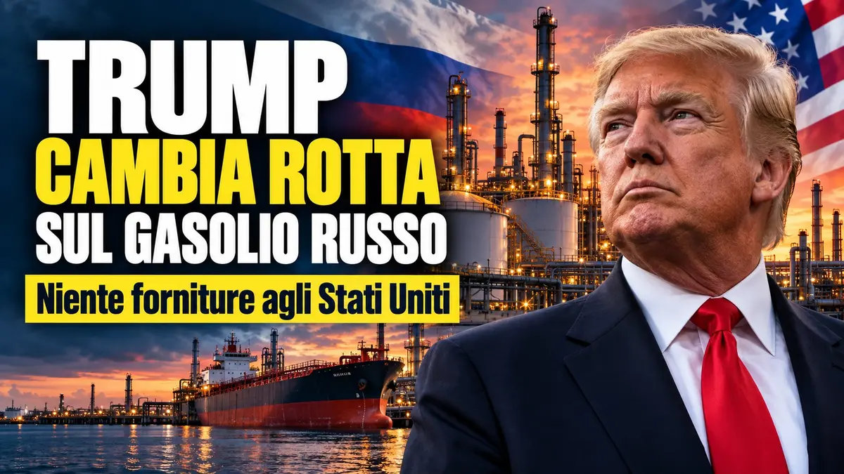 Trump cambia rotta sul gasolio russo: niente forniture agli Stati Uniti