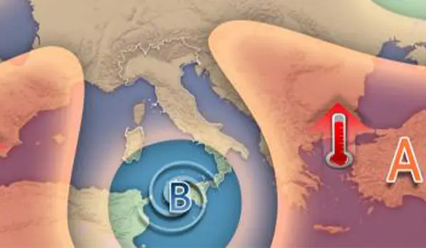Meteo Italia tra instabilità e ritorno del sole: vortice sul Tirreno in esaurimento, poi spazio all’anticiclone