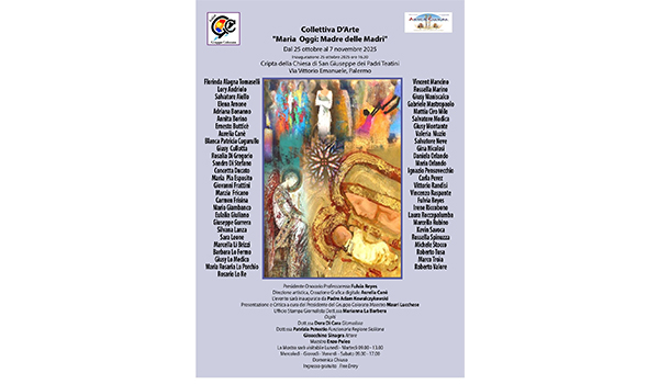 “Maria Oggi: Madre delle Madri” – Mostra del Gruppo Colorato nella Cripta di San Giuseppe dei Teatini a Palermo