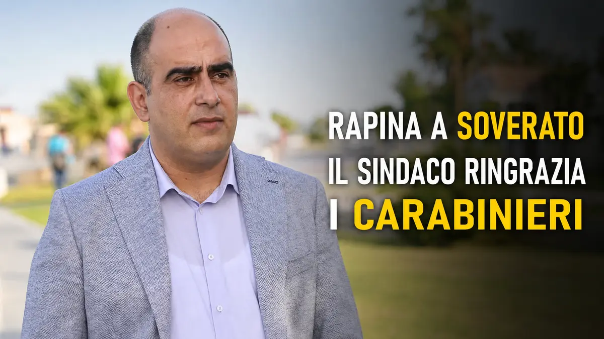 Rapina in una ricevitoria a Soverato, il sindaco Vacca elogia l’azione dei Carabinieri