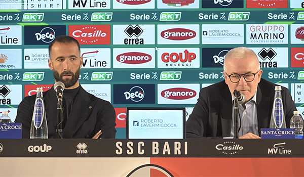 Cosenza-Bari, Magalini e Di Cesare in conferenza: "Crediamo nei play-off, la squadra ha valore" (Video)