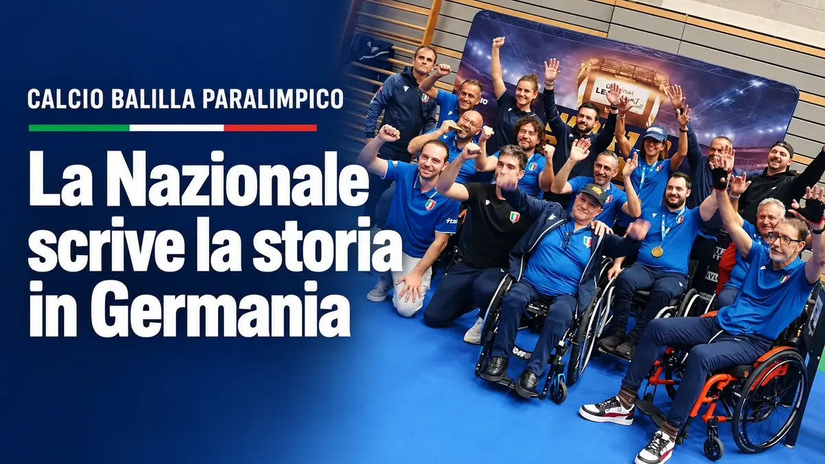 Calcio balilla paralimpico, la Nazionale scrive la storia in Germania