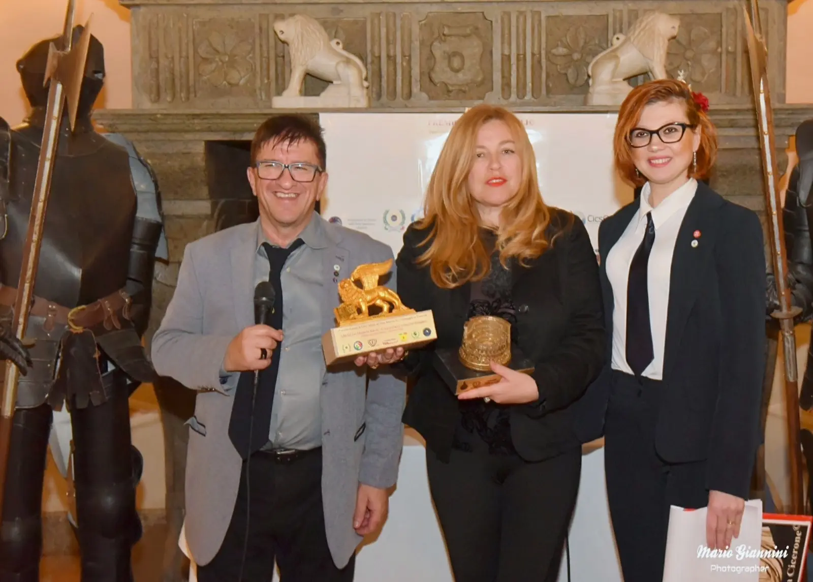  Melinda Miceli riceve i premi Colosseo d'oro e Leone d'oro alato di San Marco