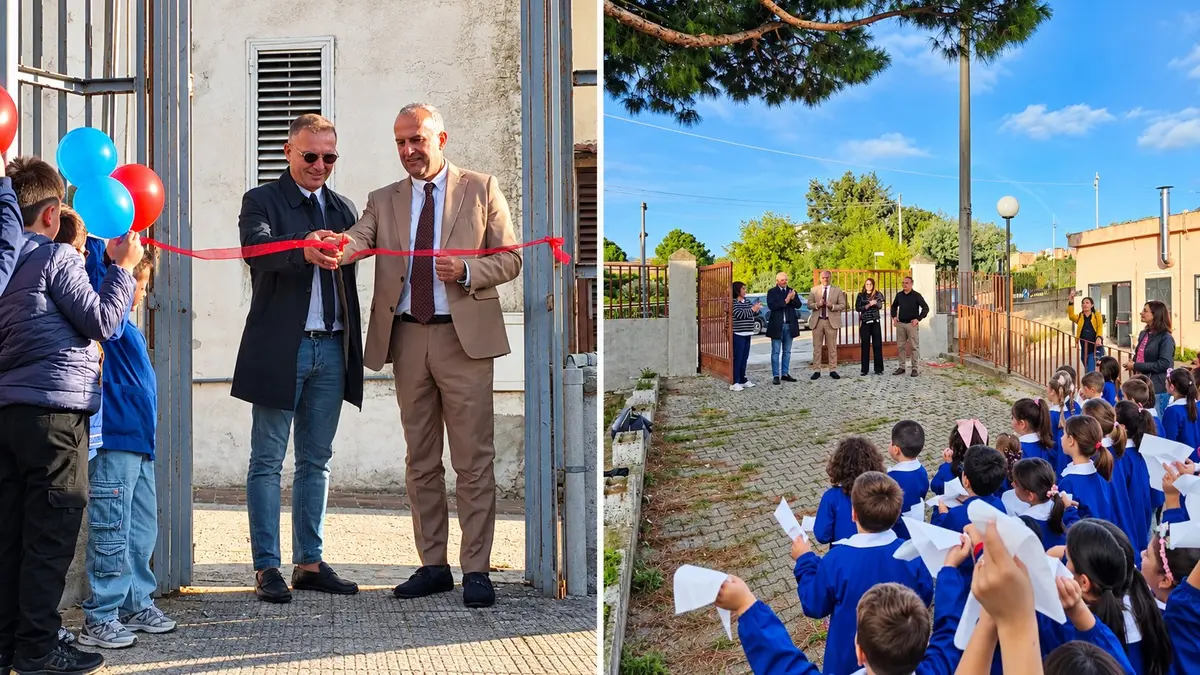 Catanzaro, Scuole di Siano tornano fruibili gli ingressi dei due plessi dopo anni di chiusura