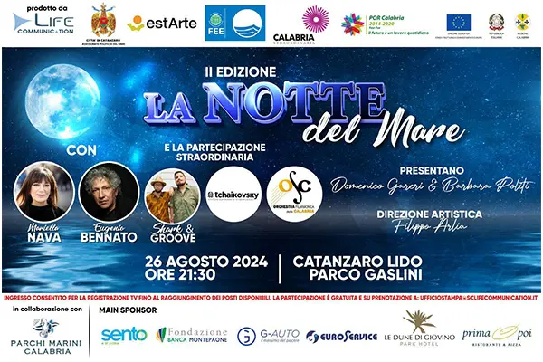 EstArte, il 26 agosto ritorna "La Notte del Mare". Iemma: un evento per celebrare i valori di bandiera blu