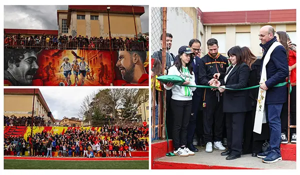 Fattore Campo arriva a Catanzaro: inaugurato il nuovo campo polisportivo grazie a BKT e alla passione dei tifosi giallorossi (Video)